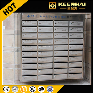 Boîte <span class=keywords><strong>aux</strong></span> <span class=keywords><strong>lettres</strong></span> résidentielle murale en acier inoxydable Boîte <span class=keywords><strong>aux</strong></span> <span class=keywords><strong>lettres</strong></span> d'appartement avec serrure pour une utilisation en extérieur - Product Image 4