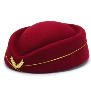 Gorra de Senderismo al por Mayor, Boina de Azafata, Gorras de Uniforme Formal para Mujeres Azafatas, Accesorios de Disfraces para Fiestas y Cosplay - Product Image 6