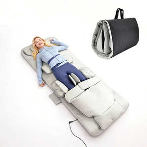 Matelas de <span class=keywords><strong>massage</strong></span> à compression d'air OEM, chauffage intégral, musique Bluetooth, étirement 3D, yoga thaïlandais, thérapie physique, utilisation à domicile - Product Image 1