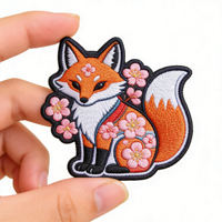 Badges en tissu brodés 3D sur mesure de qualité supérieure, logo de marque personnalisé, thermocollants, à coudre ou à repasser