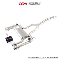 CGW de pièces d'auto de qualité supérieure soupape d'échappement silencieux conseils de tuyauterie pour Jaguar f-type 3.0T Catback système mon 2019