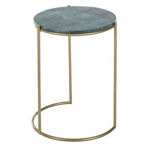 โต๊ะกาแฟทรงกลมหินอ่อนดีไซน์ใหม่ล่าสุดโต๊ะกาแฟแบบซ้อนท่อเหล็กโลหะดีไซน์พิเศษสำหรับห้องนั่งเล่น - Product Image 3