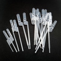 Pipette plastique jetable TP-DB10100 100ul Pipettes Pasteur graduées à double ampoule