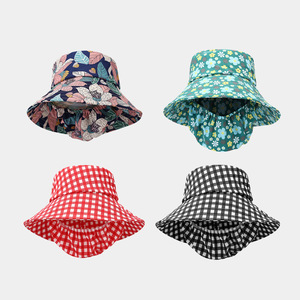 Masque solaire intégré au <span class=keywords><strong>chapeau</strong></span> <span class=keywords><strong>de</strong></span> pêcheur, <span class=keywords><strong>chapeau</strong></span> <span class=keywords><strong>de</strong></span> <span class=keywords><strong>jardinier</strong></span> à carreaux noir, rouge et blanc - Product Image 6