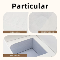 Boîtes d'emballage en carton magnétique personnalisées avec logo pour ensemble de pots de bougies, vente en gros