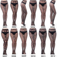 Fishnet kulübü parti çorap oymak kadınlar için kadın özel tayt seksi vücut külotlu çorap