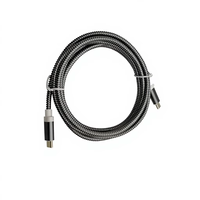 Cable USB2.0 Tipo-C Macho a Macho de 2 Metros, PD 100W, 5A, Carga Rápida, Cable Doble Tipo-C de Nailon Resistente