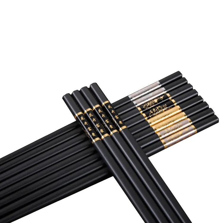 wholesale new style reusable restaurant black color japan chopstick