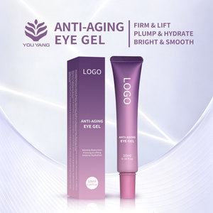Gel pour les yeux anti-âge OEM/ODM pour les cernes, les poches et les ridules, avec extrait de péptide et de graines de châtaigne, crème hydratante pour les yeux - Product Image 1