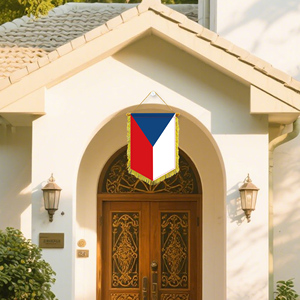 Mini 20x30cm Pennant Car Flags Czech Republic Wall Decor Display Accessories <b>Small</b> Ornaments for Hanging - Product Image 5
