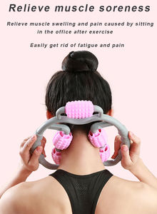 Bodybuilding-Ausrüstung Yoga Pilates U-Form Punkte Massage Roller Bein Hals Arm Muskel Relax Roller Massage gerät - Product Image 2