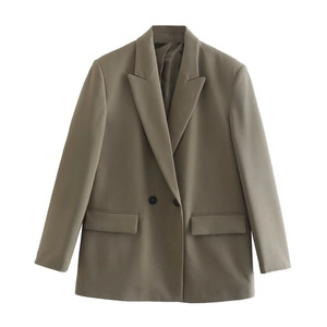 2024 Grobhandel Benutzer Definierte Frauen Fruhling Herbst Zweireiher perdere Mehrfarbige Optionale Koreanische Mittellange Blazer - Product Image 3