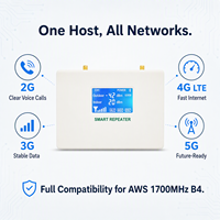 Amplificateur de signal cellulaire EasyBoost AWS1700MHz Bande 4 2G 3G 4G 5G, contrôle via l'application Tuya, installation facile, domicile et bureau, 500m, garantie 3 ans