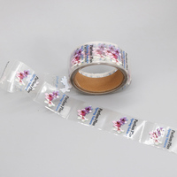 Étiquette de bouteille de jus de fruit en vinyle imprimé, Logo imperméable personnalisé, Film autocollant de boisson
