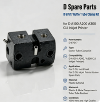 Pièces détachées D 67617 Kit de fixation de tube de gouttière pour imprimante jet d'encre D A100 A200 A300 Cij