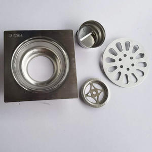 304 Stainless Steel Floor <b>Drain</b> 8 In Circle Anti Corrosion Modern Style For <b>Bathroom</b> Balcony Shower Washing Machine - Product Image 2