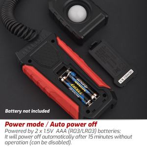 Luxmètre numérique portatif TASI TA630A CE 200000Lux avec résolution de 0,1Lux, écran LCD, précision de répétabilité de 2%, pile AAA - Product Image 5