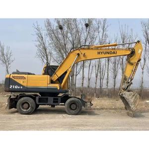 Excavadora de ruedas Hyundai 210W-9 210 usada 21 toneladas de buena calidad excavadora de ruedas Hyundai usada a la Venta barata - Product Image 2