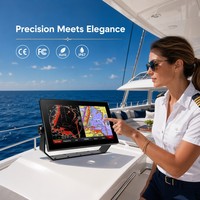 Monitor LCD Táctil Capacitivo Impermeable EPR IP67, Pantalla de Grado Marino para Yates, Plotter de Cartas Náuticas, Equipo de Navegación Marítima