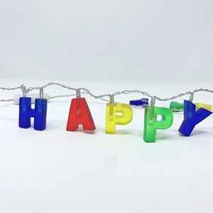 2026 Mardi Gras LED bonne année colliers anniversaire lettre collier lumineux accessoire de fête - Product Image 5