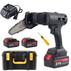 Juego de Herramientas Eléctricas Combinadas con Batería de Litio de 21V: Motosierra, Sierra de Sable y Sierra Angular - Product Image 4