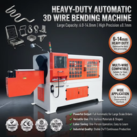 Machine à cintrer les fils 3D entièrement automatique 8-16mm Machine de formage de fils CNC Cintreuse automatique de fils 3d