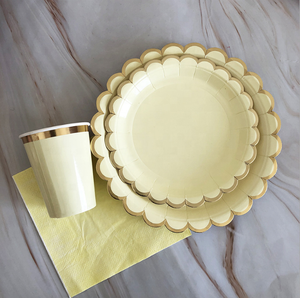 Đĩa Mạ Đồng Dùng Một Lần Đĩa Trái Cây Đĩa Trái Cây Bộ Đồ Ăn Tiệc Dùng Một Lần - Product Image 2