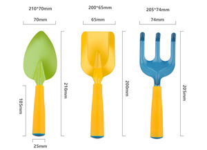 Dụng Cụ Trồng Hoa Và Cây Trồng Ngoài Trời Xẻng Sắt Bộ Dụng Cụ Làm Vườn <span class=keywords><strong>Mini</strong></span> Cho Trẻ Em - Product Image 2