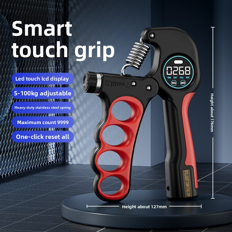 Red [lcd-counting] ring grip