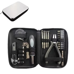 Ensemble d'outils ménagers OEM de 27 pièces en acier au carbone - Trousse à outils essentielle pour la réparation à domicile et les projets de bricolage, comprend des clés ajustables - Product Image 1