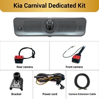 Caméra de tableau de bord pour Kia Carnival H10 Pro avec écran rétroviseur 2K 9,2 pouces, double objectif avant et arrière, WiFi, certifiée CE FCC, d'origine usine