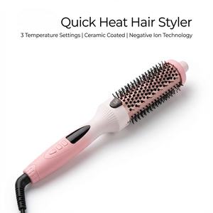 1.75 pouces 1.5 pouces Salon cheveux Curling <span class=keywords><strong>brosse</strong></span> baril volumateur éruption Look infrarouge thermique électronique électrique Portable hôtel - Product Image 1