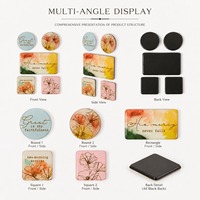 Collezione di Magneti con Citazioni Botaniche all'Ingrosso, Stampa Colorata per Espositori in Metallo, Magneti Decorativi per Frigorifero