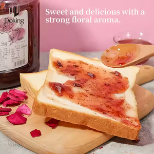 ชาบับเบิ้ลพรีเมียมน้ำเชื่อมกลิ่นดอกไม้ธรรมชาติสำหรับขนมหวานชานมและเครื่องดื่มแยมชากลิ่นกุหลาบ - Product Image 4