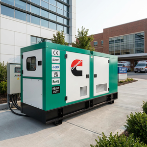 เครื่องกำเนิดไฟฟ้าดีเซล Cummins Silent 95kW 118.75kVA สามเฟส 240V 60Hz สำหรับสำนักงาน อาคารพาณิชย์ ใช้สำรองไฟ - Product Image 1