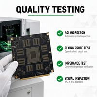 Carte PCB universelle UBB personnalisée pour usine - Carte HDI à très faible perte avec perçage arrière et nombre de couches élevé pour serveur GPU d'entraînement IA
