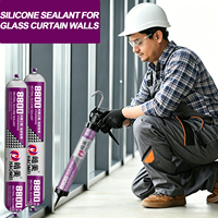Scellant en silicone transparent à usage général NP, neutre et structurel, RTV pour porte en aluminium, pour le remplissage, la construction et l'emballage