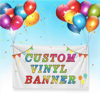 Bannière publicitaire extérieure en vinyle épais, logo personnalisé imprimé, bannière suspendue en PVC pour la promotion des commerces et des chantiers de construction