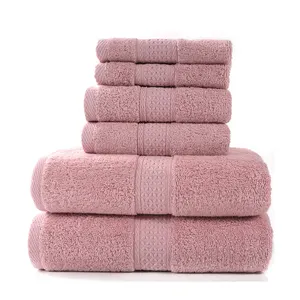 100% asciugamani per hotel con viso a mano asciugamani da bagno in cotone di lusso 100otton set di asciugamani da bagno