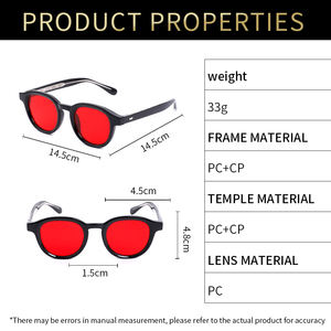 نظارة LMA كلاسيكية مربعة صغيرة عالية الجودة كلاسيكية TR90 + CP مضادة للضوء الأزرق الأحمر البرتقالي - Product Image 5