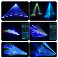 Redsun 2W/3W/5W/10W Projecteur laser dynamique pleine couleur avec contrôle Bluetooth DMX512/activation sonore pour utilisation en club, mariage, scène