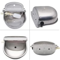 Abreuvoir pour bétail en acier inoxydable amélioré avec vanne à flotteur, abreuvoir automatique pour bétail pour ferme de vaches