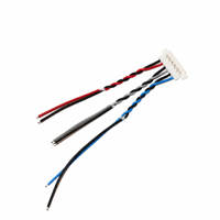 Câble de signal différentiel à faible bruit avec faisceau de fils torsadés et connecteur PH 6 broches personnalisé pour masseur cervical à casque