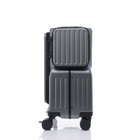 Maleta de Cabina de 20 Pulgadas con Marco de Aluminio, Rígida, con Ruedas, Candado TSA, Apertura Frontal, Silenciosa, 360° °   Maleta con Ruedas