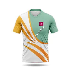 Phong cách mới thời trang chuyên nghiệp tùy chỉnh thiết kế bán buôn thể thao mặc xuất khẩu bóng đá jersey t áo sơ mi cho mens từ bangladesh