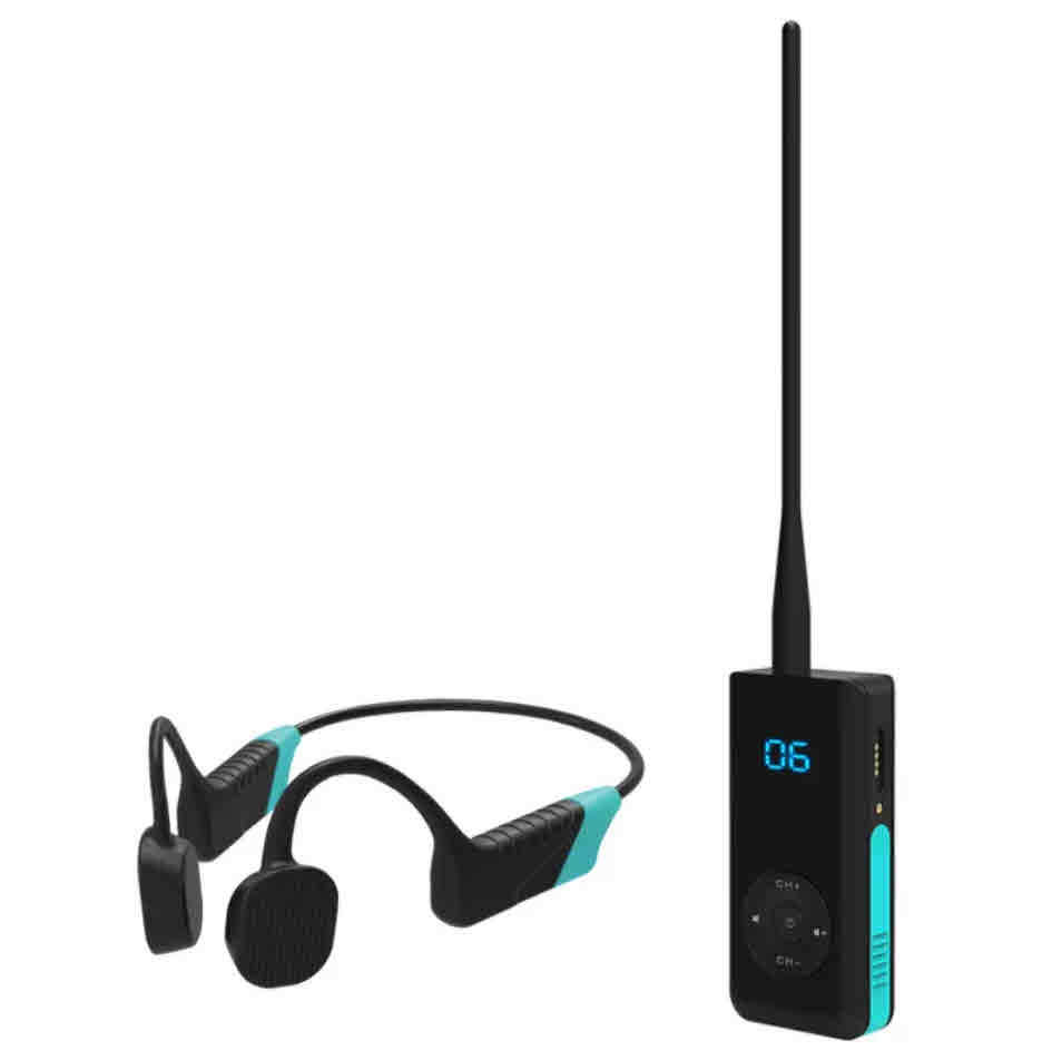 NEW Sports Training Swim Coach Talk <strong>Bone</strong> <strong>Conduction</strong> Headphone With Real Time Communication
