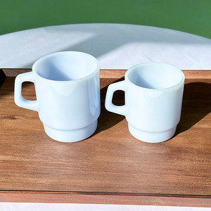 230/400ml sublimazione spazi vuoti color crema <span class=keywords><strong>bicchieri</strong></span> da birra opale Set di <span class=keywords><strong>bicchieri</strong></span> da latte di base tazza da caffè tazza con manico - Product Image 2