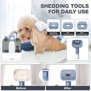 Nouvelle arrivée Sites commerciaux Produits internationaux pour animaux de compagnie à usage quotidien 7 en 1 Kit de toilettage pour animaux de compagnie avec aspirateur pour chiens et chats - Product Image 3