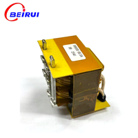 Transformateur monophasé à courant élevé et haute fréquence BR6533-5515A BEIRUI BR2541 EE65 avec noyau en ferrite et fil de cuivre, conforme RoHS CE ISO9001