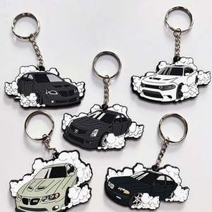 Wholesale Custom 2D Soft PVC Strap Key Chains <b>Personalized</b> Car Rubber <b>Keychains</b> for Promotional Gifts for All Types - Product Image 2